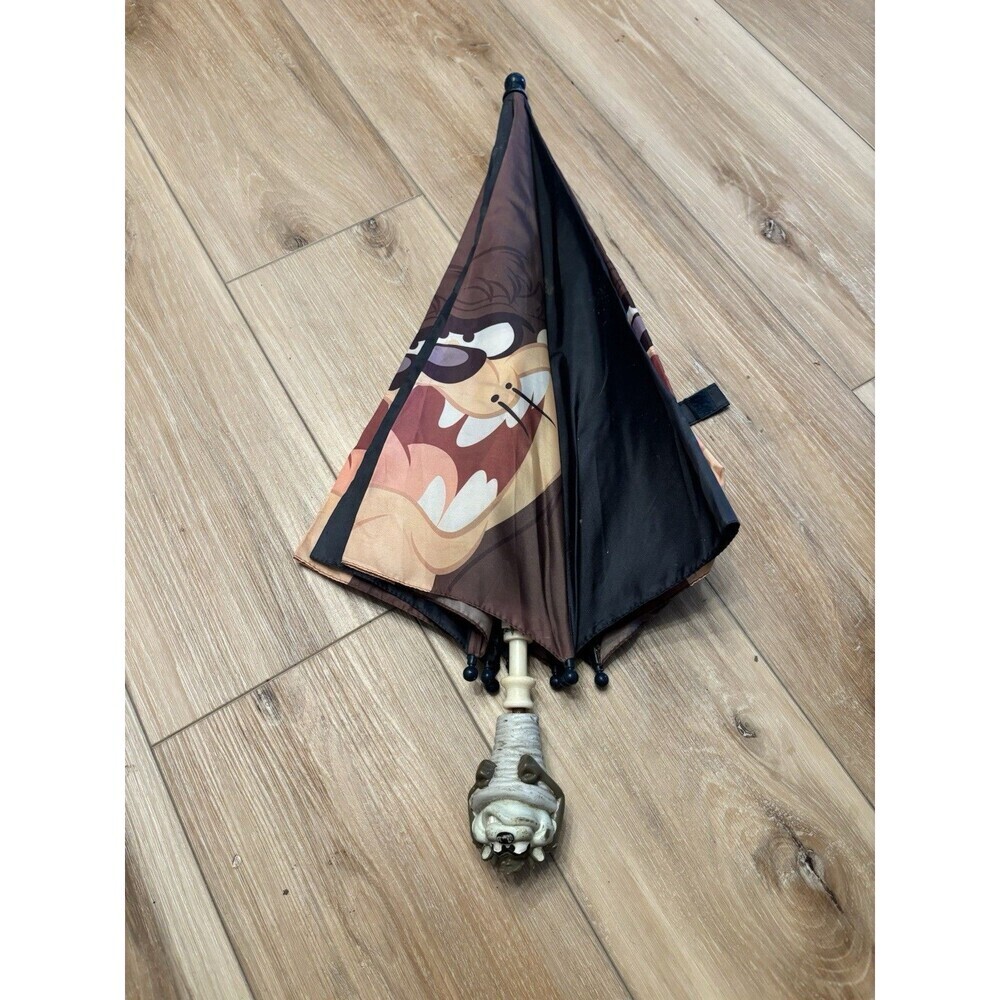 1994 Warner Bros. Looney Tunes Tasmanian Devil Taz 90s Y2K Nostalgia Umbrella
